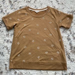 Jane and Delancey short sleeve pullover top size medium